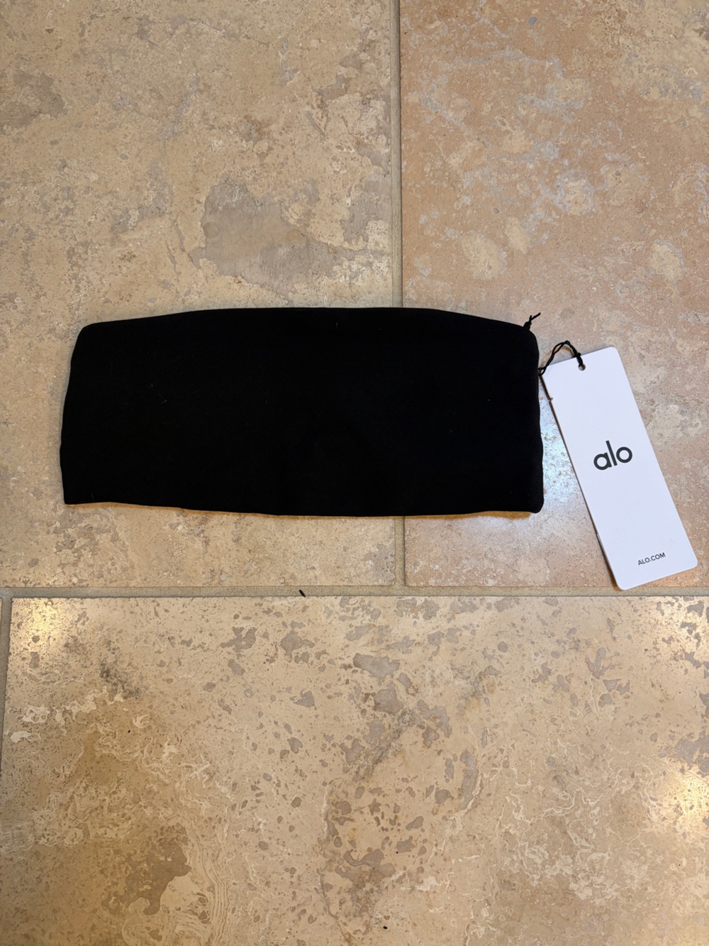 Alo black Airbrush Bandeau Bra